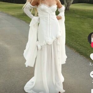 For Love Of Lemons Elegant White Wedding Dress